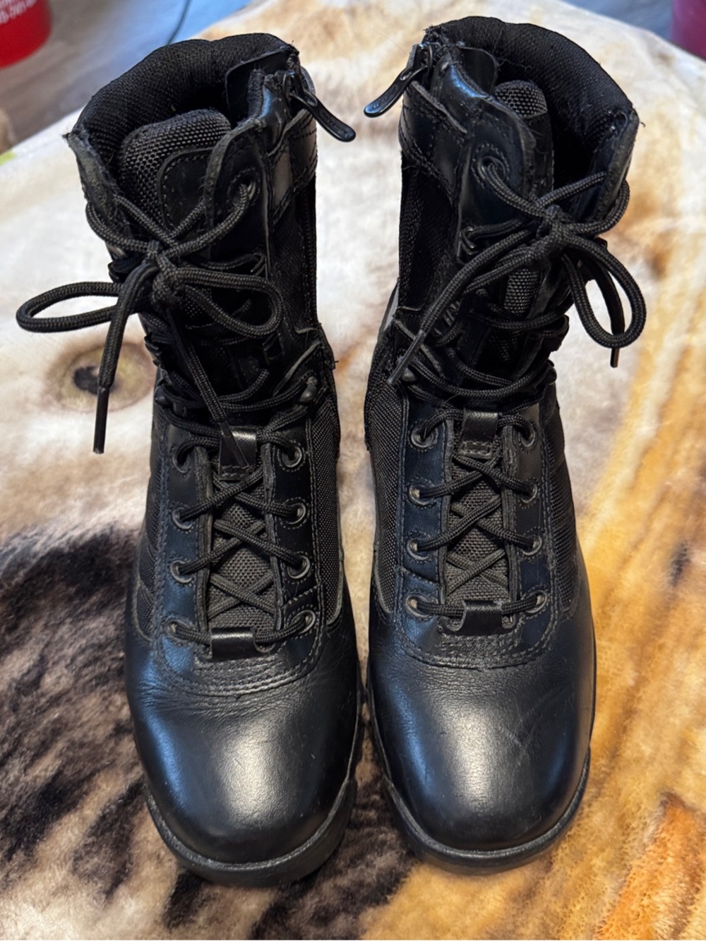 Men’s Bates Black Lace-Up Tactical Boots